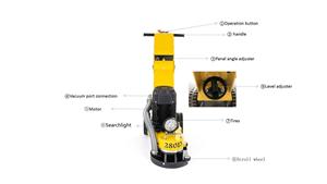 Amoladora de Concreto Pequeña de Velocidad Ajustable con Extractor de Polvo Opcional - Product Image 2