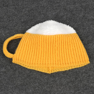 Conjunto de sombrero de guante tejido con jarra de cerveza 3D de Oktoberfest alemán Divertido - Product Image 4