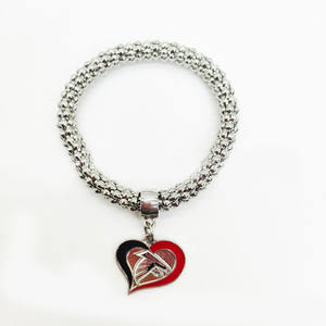 Europeo y americano para nueva cadena de eslabones de aleación <span class=keywords><strong>NFL</strong></span> equipo de fútbol gota de aceite colgante verde Bend Packers collar - Product Image 5