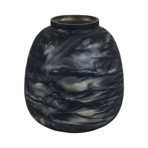 Vaso rotondo in vetro decorativo per fiori, centrotavola moderno, complemento d'arredo per la casa - Product Image 3