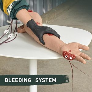 Simulador de Control de Hemorragias Yulin: Modelo Anatómico de Brazo para Entrenamiento con Torniquete de PVC y Silicona para Empacar Heridas Medianas y Detener Hemorragias - Product Image 4