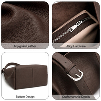 Sacs à main durables de marque privée pour femmes, en cuir pleine fleur, sacs fourre-tout pour ordinateur portable, style urbain, décontracté, vacances