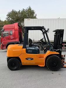 Venta caliente Toyota 50 Carretilla elevadora de segunda mano Diesel Buen estado Mejor servicio Usado Toyota 50 Carretilla elevadora Mini Tractor 5ton - Product Image 2
