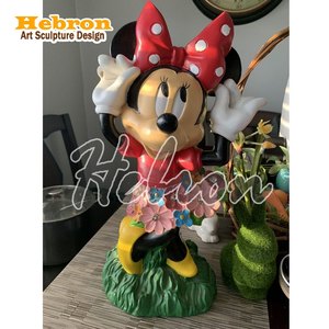 Estatua de Personajes de Dibujos Animados de Tamaño Real, Escultura de Fibra de Vidrio de <span class=keywords><strong>Mickey</strong></span> <span class=keywords><strong>y</strong></span> <span class=keywords><strong>Minnie</strong></span> <span class=keywords><strong>Mouse</strong></span>, Estatua de Dibujos Animados Grande - Product Image 3