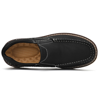 Chaussures mocassins pour hommes, chaussures de randonnée et de trekking pour le travail en extérieur et la sécurité, chaussures de marche tout-terrain, chaussures à enfiler en cuir faites à la main