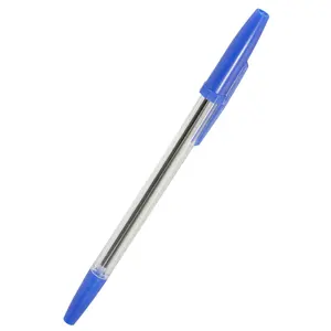 便宜定制logo印刷促销学校书写塑料圆珠笔工厂价格办公室同桌简单便宜笔