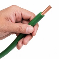 Câble d'alimentation électrique monobrin JHJD BV 50mm² à conducteur en cuivre massif, isolé en PVC, 450/750V, haute conductivité
