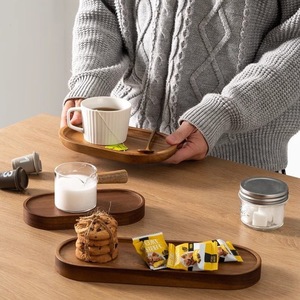 HOT Sale Acacia Wooden Restaurants Cake Snack Steak Server <b>Plates</b> Sets,assiette En Bois - Product Image 4