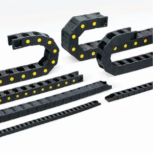 Manufacturers produce plastic cable chains, plastic nylon cable brackets, cable trays and flexible cable traction chains.