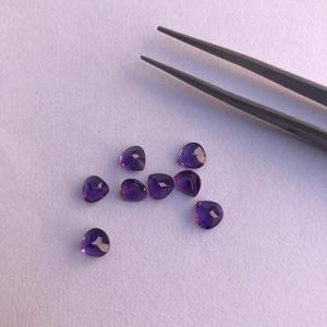 Piedras Preciosas Sueltas de Amatista Africana Natural de 5 mm, Corte Corazón, Certificadas por IGI, Mayorista de Fábrica, Mejor Precio en Línea - Product Image 6