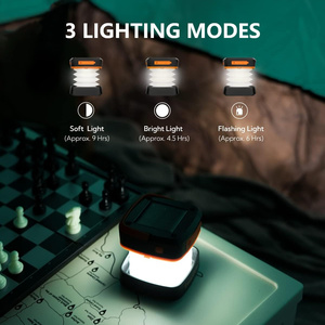<span class=keywords><strong>Linterna</strong></span> <span class=keywords><strong>Solar</strong></span> <span class=keywords><strong>Inflable</strong></span> para Camping, Lámpara LED Plegable para Tienda de Campaña, Recargable por USB, Lámpara de Emergencia, Impermeable IP65 - Product Image 4