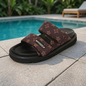 Customized Logo High Quality Women's Beach Slippers Open Toe Lace-Up Stiletto <b>Heel</b> Polka Dot Fashionable 2026 New Styles - Product Image 3