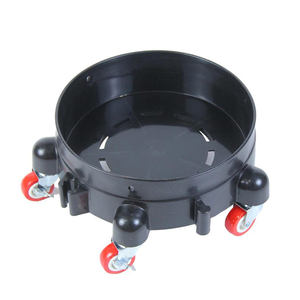 グリットガード＆ドーリー付き洗車ディテイリングバケツ - 便利な洗車のための2層式洗浄プラスチックバケツ - Product Image 2