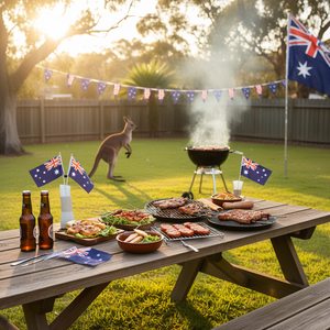 Camiseta con nombre personalizado del Día de Australia, camiseta con iconos australianos, canguro, barbacoa, regalo del 26 de enero - Product Image 3
