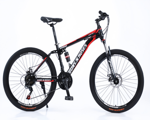 Freno de disco hidráulico Bicicleta DE MONTAÑA DE SUSPENSIÓN COMPLETA, 21 velocidades, marco de acero de alto carbono, precio asequible, alta calidad - Product Image 4