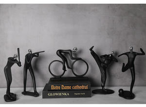 <span class=keywords><strong>Figurine</strong></span> murale suspendue moderne Alpinist, statue en résine rétro élégante, homme escaladeur pour la décoration de la maison et du bureau, sculpture murale d'art nordique - Product Image 6