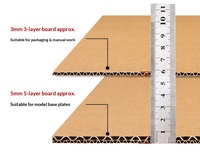 Corrugated Cardboard Sturdy Thick Paperboard-DIY Craft Material for Candle Making Custom-Made Paper for Kindergarten