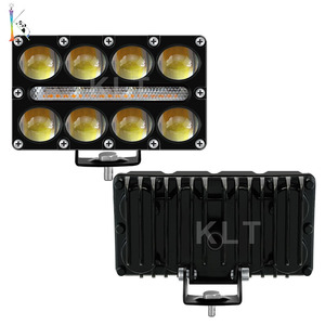 <span class=keywords><strong>KLT</strong></span> Nouveau design, projecteur de moto bicolore blanc-jaune, 8 lentilles, lampe de <span class=keywords><strong>conduite</strong></span> pour moto, projecteur auxiliaire pour moto - Product Image 6