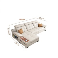 Sofá Cama Plegable de Estilo Simple y Multifuncional para Sala de Estar, en Color Crema, Ideal para Apartamentos Pequeños