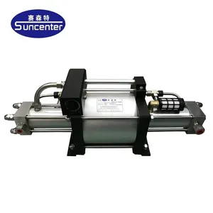 Pneumatischer Wasserstoff kompressor Argon/Helium/Stickstoff/CH4 Luft getriebene Gas kompressor pumpe