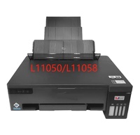 Imprimante Jet d'Encre Haute Vitesse A3 pour Sublimation Pigmentaire 5 Couleurs pour T-Shirts, Conception Graphique, Compatible EPSON L1300/L11050/L11058