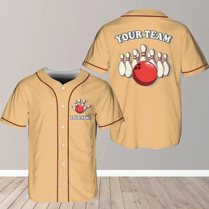 Maillots de baseball personnalisables avec noms et logos, respirants, anti-humidité, séchage rapide, 100% polyester, impression numérique, noms d'équipes - Product Image 2