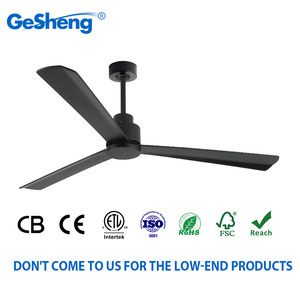 Ventilador de Techo Comercial de Estilo Nórdico, 3 Aspas de ABS, Ventilador de Techo con Motor de CC, Ventilador de Techo con Luz - Product Image 1