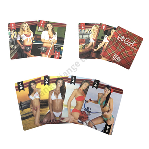 Cartes à jouer avec Logo personnalisé pour adultes, jeu de cartes de filles Sexy et nues - Product Image 4