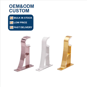 Thanh rèm Roman thanh khung gắn mã hợp kim nhôm gắn khung đơn cực Khung móc Rèm phụ kiện phòng ngủ - Product Image 1