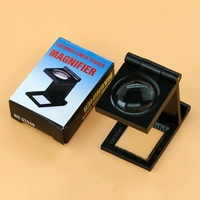 Loupe pliante en plastique BJ14110 8X avec tissu gradué pour tester le tissu, le lin, l'impression et le plastique