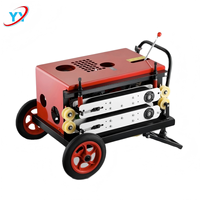 Machine de traction à fibre optique sur roues de 8,5 kW, puissante et manuelle, pour les ingénieurs en télécommunications, travaux de tirage de câbles optiques dans les conduites