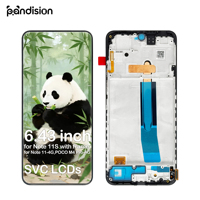Écran LCD SVC 6,43 pouces, garantie 1 an, panneau de remplacement pour cadre de téléphone Redmi Note 11S, luminance 700-900 nit, Note 11-4G POCO M4
