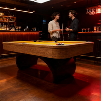 Table de billard multifonctionnelle sur mesure de 8 pieds avec conversion en table à manger, pour usage domestique, qualité tournoi, design écologique