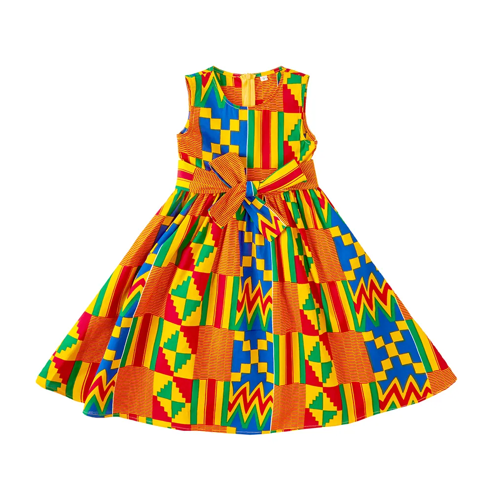 Fashion new design kids girl dress beautiful maxi dress party dress for girls African clothing