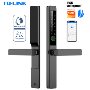 Tolink كلمة مرور مضادة للزقزقة ttuya Wifi TTlock تطبيق بلوتوث بسعر منخفض مقاوم للماء بصمة الإصبع الألومنيوم