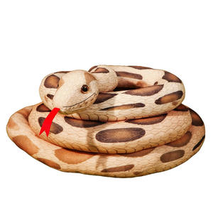 Peluche Realistici di <span class=keywords><strong>Serpente</strong></span> in 15 Tipologie, Animali Imbottiti di Pitone e <span class=keywords><strong>Cobra</strong></span> Spaventosi per Compleanni e Antistress, in Cotone PP Lavabile - Product Image 5
