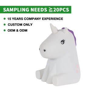 <span class=keywords><strong>Unicorno</strong></span> in Silicone Baby Light up giocattoli per bambini al coperto luci notturne <span class=keywords><strong>unicorno</strong></span> luce da tavolo in camera decorativo OEM personalizzato - Product Image 2