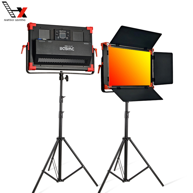 RGB 100W LED Video Photography Panel Light Studio App Dimmable Live Streaming Makeup Photographic Lighting Equipment