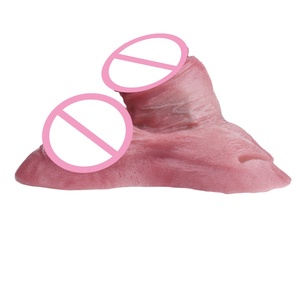 ORALSX Male Penis Harness Hollow Dildo Silicone Penis Pack Penis Cover Dick Attachment Chastity Belt Sex <b>Toys</b> <b>for</b> <b>Men</b> - Product Image 4