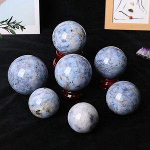 Wholesale High Quality <b>Crystal</b> Healing Stone Blue Opal Sphere <b>Crystal</b> <b>Ball</b> for Home Decoration - Product Image 3