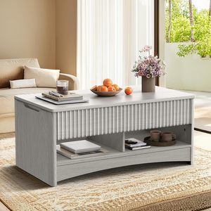 Hiện Đại Có Độ Bóng Cao Gỗ Bàn Cà Phê Cho Phòng Khách Thiết Kế Mới Bằng Gỗ Cà Phê Mesas De Centro Bảng Điều Chỉnh Phong Cách Đồ Nội Thất Nhà - Product Image 5