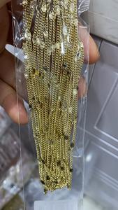 Xuping collana a catena cubana di vendita calda delle americhe della busta 55cm di personalità placcata oro 14k a buon mercato all'ingrosso con trasporto libero - Product Image 2