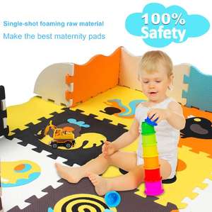 2025 tapis de parc en mousse EVA pour bébé amélioré best-seller puzzle animal à emboîtement tapis rampant Non toxique pour l'activité des tout-petits à la maison - Product Image 3