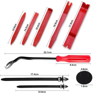 Nhựa tự động lưu giữ xe Clip với loại bỏ các công cụ cho bảng điều khiển xe màu đen/trắng 18 Kích cỡ 24 hộp/thùng Ông + công cụ OEM /ODM - Product Image 6