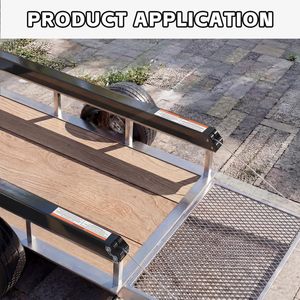 Système d'assistance de levage pour remorque utilitaire à deux poteaux, robuste, pour hayon, portée 4-6 pieds, capacité 400 lb - Product Image 4