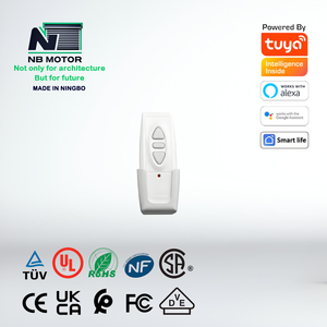 NB MOTOR Reroad avrupa tasarım 2 kanal <span class=keywords><strong>3</strong></span> düğmeler Morden perde tente motoru için verici alıcı <span class=keywords><strong>Rf</strong></span> uzaktan kumanda - Product Image 1