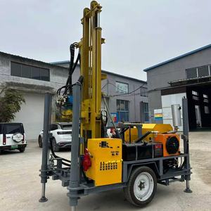 300m 유압 시추공 물 우물 드릴링 장비 물 우물 바퀴 유압 휴대용 드릴링 장비 기계 - Product Image 2