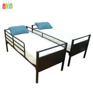 Lit superposé en métal pour filles, lit double superposé à <span class=keywords><strong>3</strong></span> <span class=keywords><strong>niveaux</strong></span> pour enfants - Product Image 2