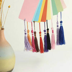 Marcapáginas de esquina redonda en blanco pintado a mano, Papel kraft DIY, perforador de <span class=keywords><strong>Tarjeta</strong></span> blanca - Product Image 2