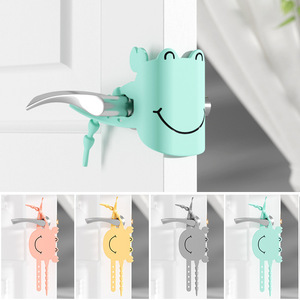 Amortisseur de porte en silicone détachable, design dessin animé, silencieux, fermeture douce, non-pressant, pour chambre à coucher - Product Image 1
